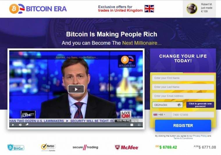 Earn Bitcoins forwatching websites or videos.